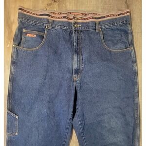 Vintage Paco Sport Jeans Men's Hip Hop Blue Carpenter Denim Skater 48x30 Y2k EUC